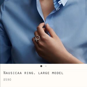 Hermes Nausicaa ring- horse bit style size 6.5